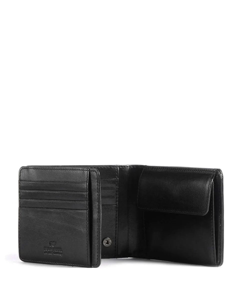Country RFID Geldbörse Leder schwarz