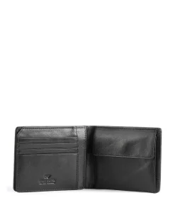 Country RFID Geldbörse Leder schwarz