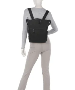 Country S Rucksack 13″ genarbtes Rindsleder schwarz