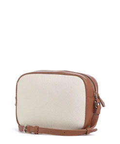 Covent Umhängetasche Baumwolle, Lederimitat beige/braun