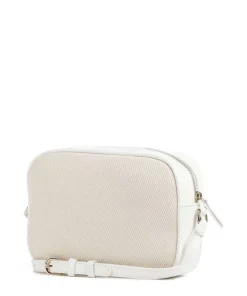 Covent Umhängetasche Baumwolle, Lederimitat beige/weiß