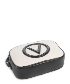 Covent Umhängetasche Baumwolle, Lederimitat beige/schwarz