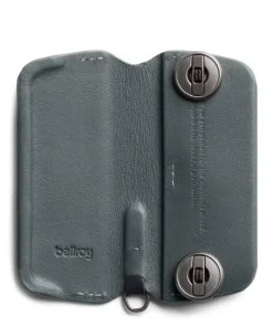 Cover Plus Schlüsseletui Leder graugrün