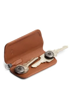 Cover Plus Schlüsseletui Leder karamellbraun