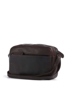 Cow Wax Pull Up Arona Umhängetasche Pull-Up Rindsleder dunkelbraun