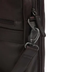 Cow Wax Pull Up Frazer Aktentasche 15″ Rindsleder dunkelbraun