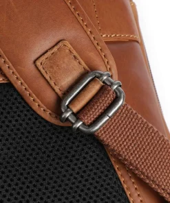 Cow Wax Pull Up Jamaica Rucksack 15″ fein genarbtes Leder cognac