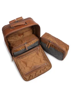 Cow Wax Pull Up Jamaica Rucksack 15″ fein genarbtes Leder cognac