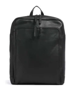 Cow Wax Pull Up Jasper Rucksack 13″ Rindsleder schwarz