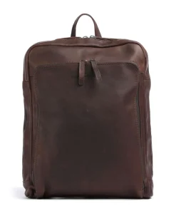 Cow Wax Pull Up Jasper Rucksack 13″ Rindsleder braun