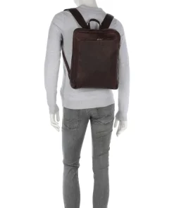 Cow Wax Pull Up Jasper Rucksack 13″ Rindsleder braun