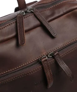 Cow Wax Pull Up Jasper Rucksack 13″ Rindsleder braun