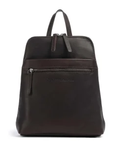 Cow Wax Pull Up Linford Rucksack Rindsleder dunkelbraun