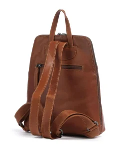 Cow Wax Pull Up Linford Rucksack Rindsleder cognac