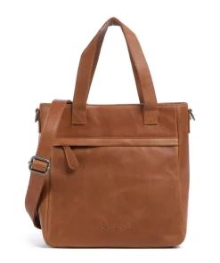 Cow Wax Pull Up Lingfield Handtasche Pull-Up Rindsleder cognac