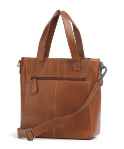 Cow Wax Pull Up Lingfield Handtasche Pull-Up Rindsleder cognac