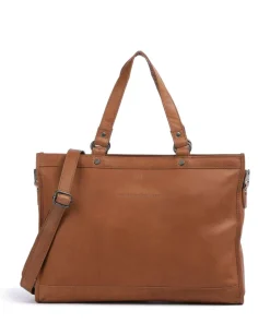 Cow Wax Pull Up Manly Shopper 15″ Rindsleder cognac