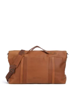 Cow Wax Pull Up Mark Weekender cognac 58 cm