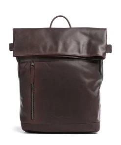 Cow Wax Pull Up Mazara Rucksack 13″ Pull-Up Rindsleder dunkelbraun