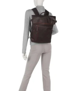 Cow Wax Pull Up Mazara Rucksack 13″ Pull-Up Rindsleder dunkelbraun