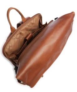 Cow Wax Pull Up Mazara Rucksack 13″ Pull-Up Rindsleder cognac