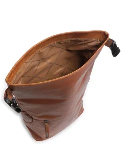 Cow Wax Pull Up Mazara Rucksack 13″ Pull-Up Rindsleder cognac