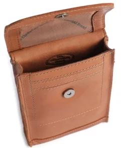 Cow Wax Pull Up Nebra Handytasche Pull-Up Rindsleder cognac