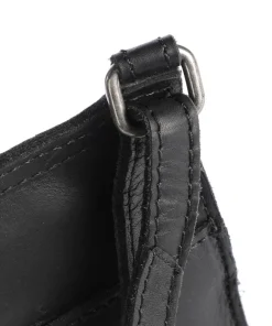 Cow Wax Pull Up Nebra Handytasche Pull-Up Rindsleder schwarz