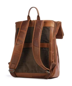 Cow Wax Pull Up Savona Rucksack 15″ Pull-Up Rindsleder cognac