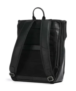 Cow Wax Pull Up Savona Rucksack 15″ Pull-Up Rindsleder schwarz