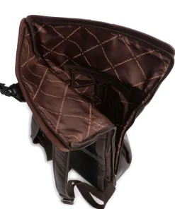 Cow Wax Pull Up Savona Rucksack 15″ Pull-Up Rindsleder dunkelbraun