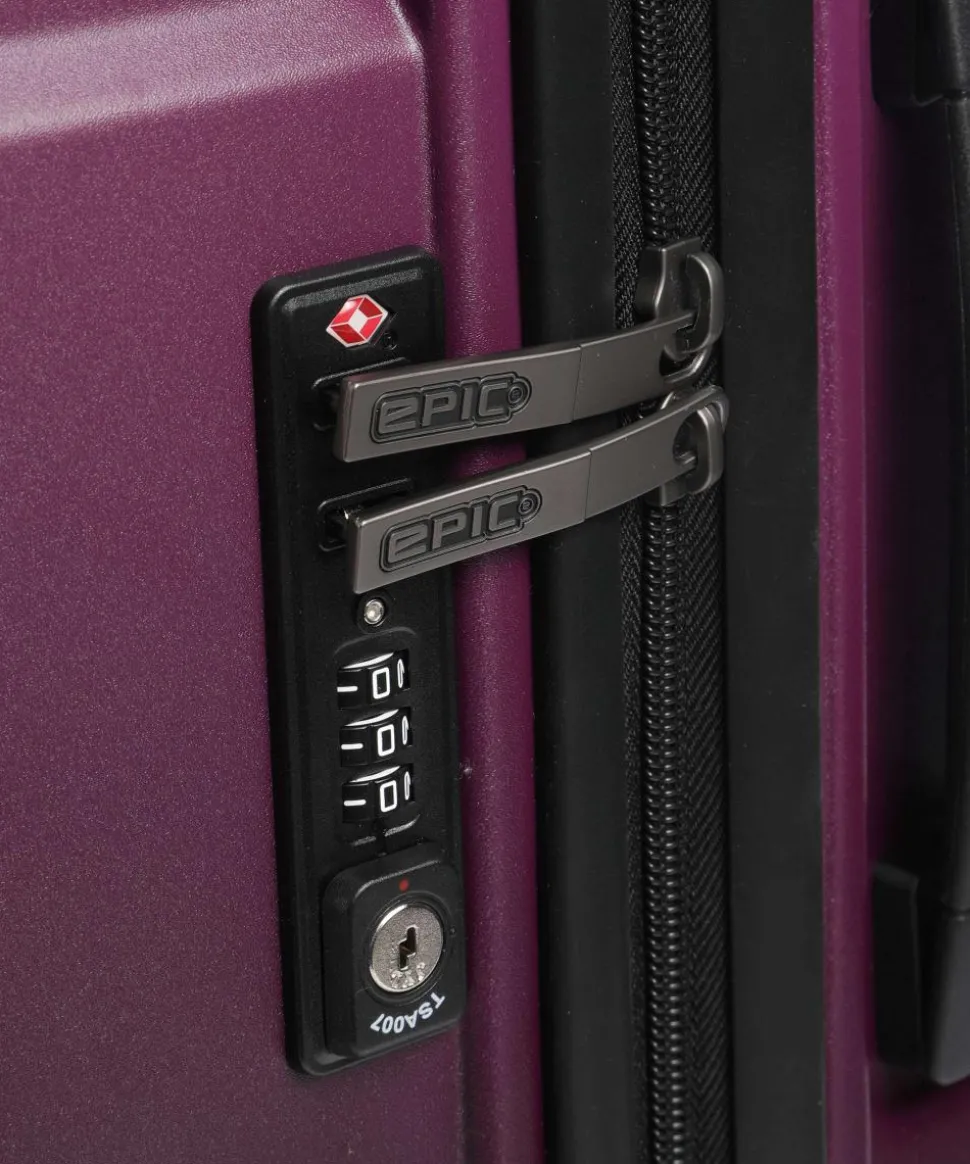 Crate Wildlife 4-Rollen Trolley violett 65 cm