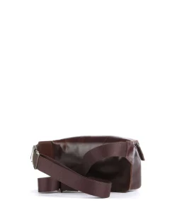 Crazy Horse Dash Gürteltasche Pull-Up Rindsleder dunkelbraun