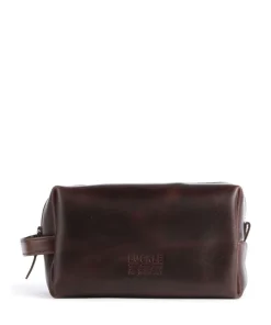 Crazy Horse Everest Kulturbeutel dunkelbraun 22 cm