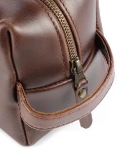 Crazy Horse Everest Kulturbeutel dunkelbraun 22 cm