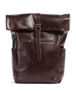 Crazy Horse Norman Rolltop Rucksack 13″ Rindsleder braun