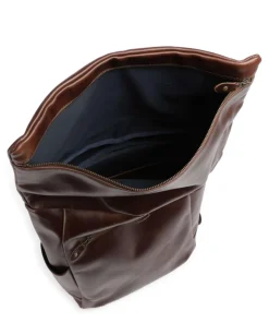 Crazy Horse Norman Rolltop Rucksack 13″ Rindsleder braun