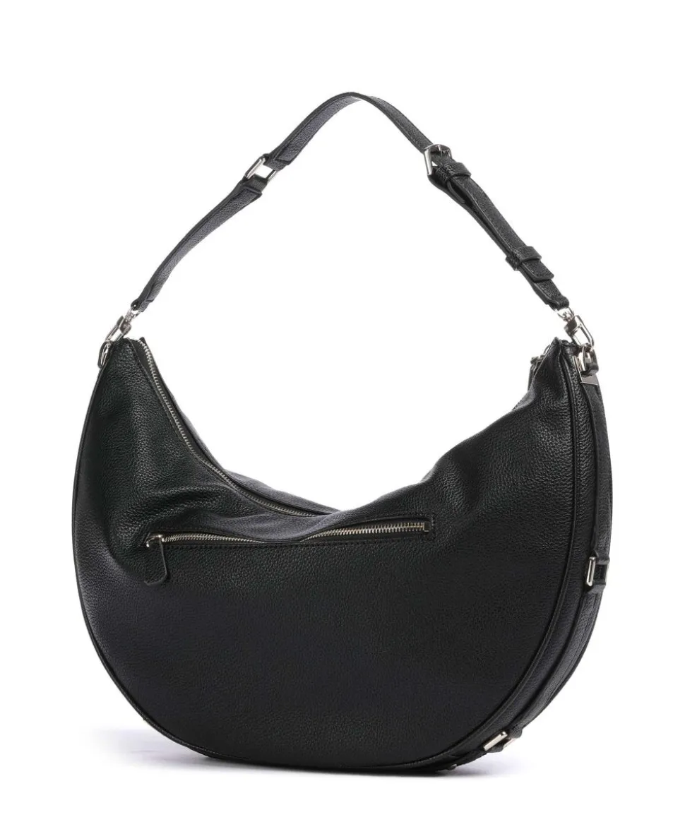 Cresidia Beuteltasche Lederimitat schwarz