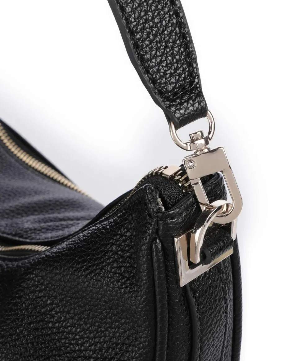 Cresidia Beuteltasche Lederimitat schwarz