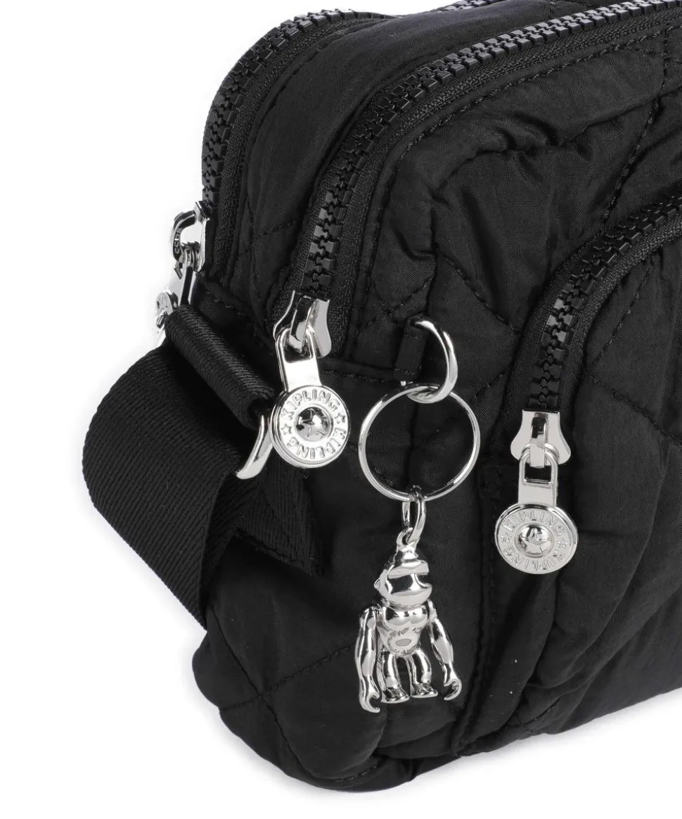 Crinkled Quilt Abanu M Zip Umhängetasche Polyamide schwarz