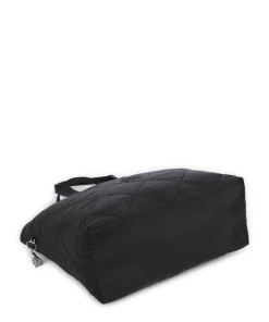 Crinkled Quilt Colissa Up Shopper 15″ Polyamide schwarz