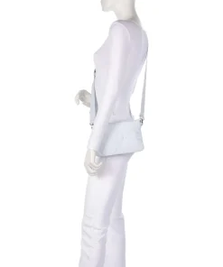 Crinkled Quilt Riri Umhängetasche Polyamide hellblau