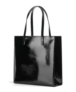Crinkon Shopper Lederimitat schwarz