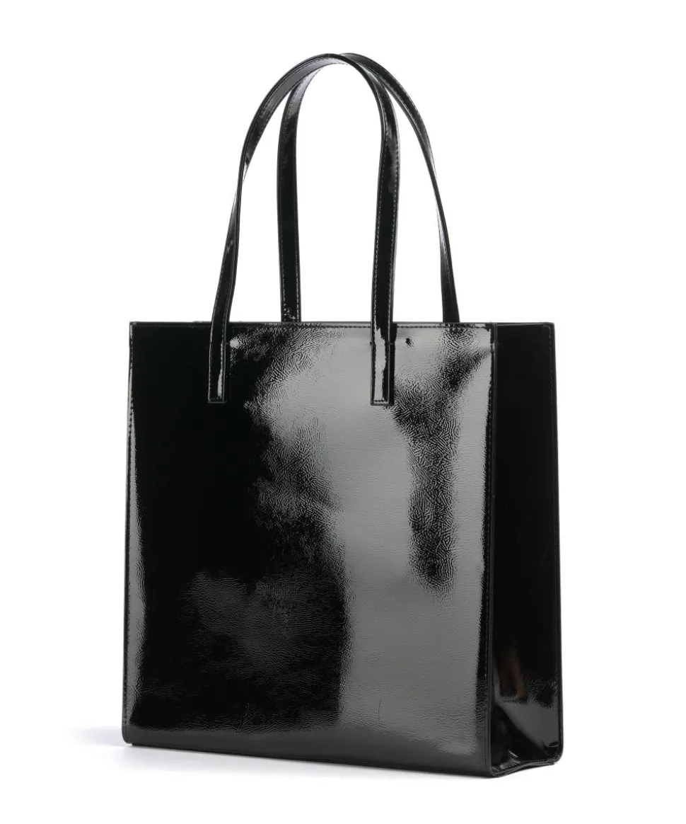 Crinkon Shopper Lederimitat schwarz