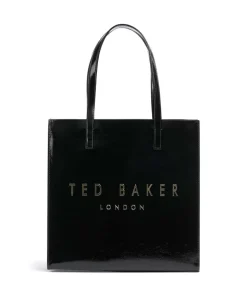 Crinkon Shopper Lederimitat schwarz