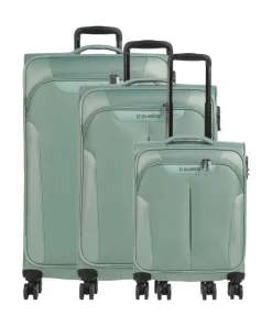 Croatia 4-Rollen Trolley Set mintgrün 3-tlg.