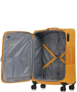 Croatia 4-Rollen Trolley Set gelb 3-tlg.