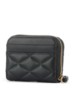 Crocodelle Geldbörse fein genarbtes Rindsleder schwarz