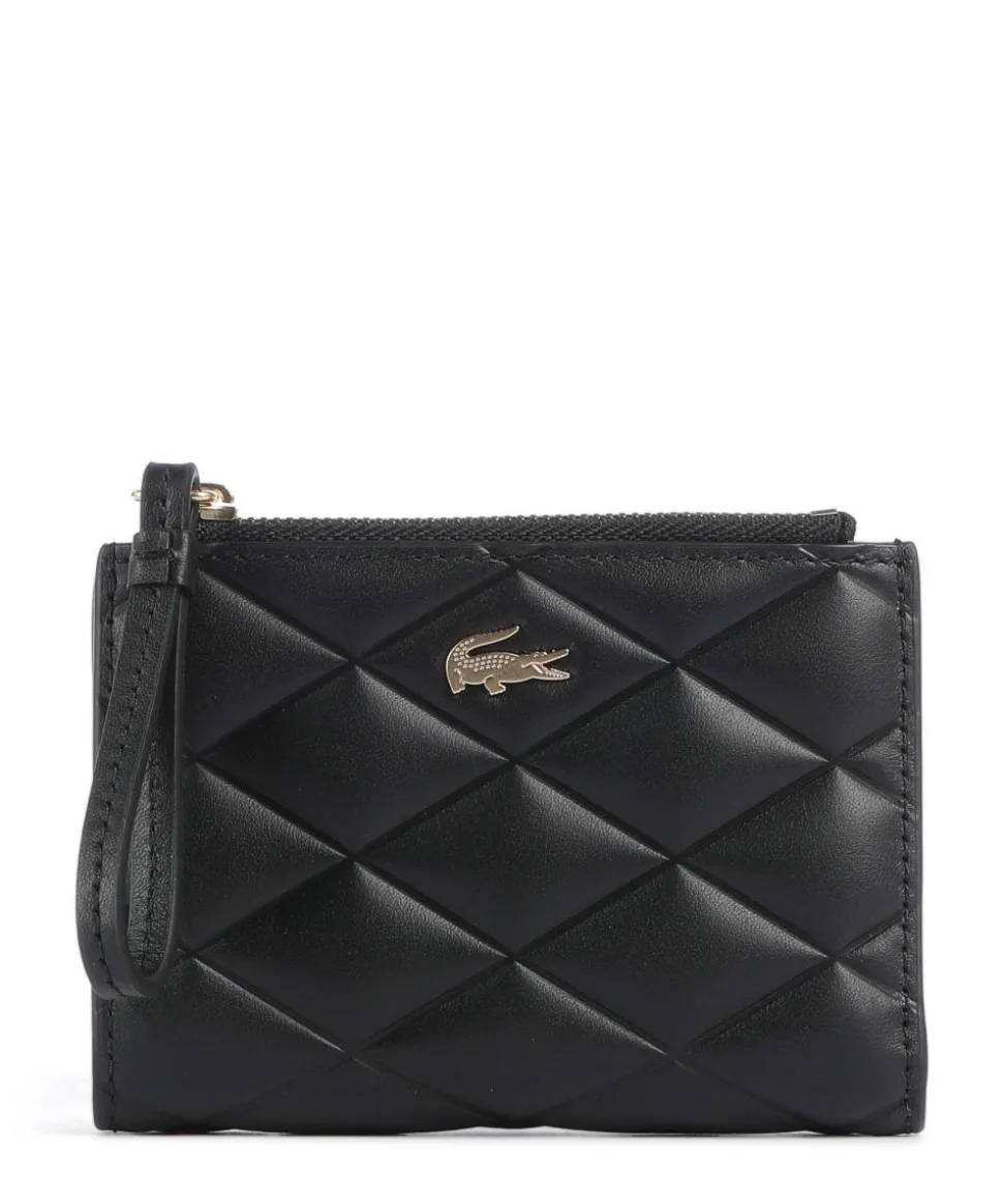 Crocodelle RFID Geldbörse fein genarbtes Rindsleder schwarz