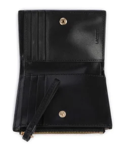 Crocodelle RFID Geldbörse fein genarbtes Rindsleder schwarz